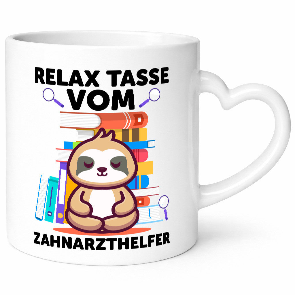 Relax Tasse: Zahnarzthelfer | Zahnmedizin lustig Humor Geschenkidee Geschenk