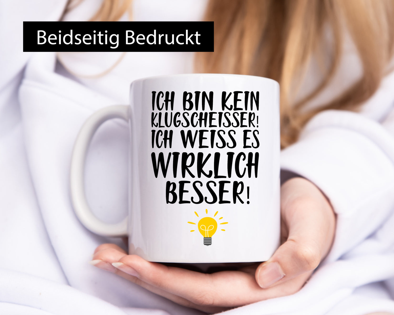Klugscheißer | Arbeit Kollegin / Chef Arbeits Tasse lustig Kollegen Büro