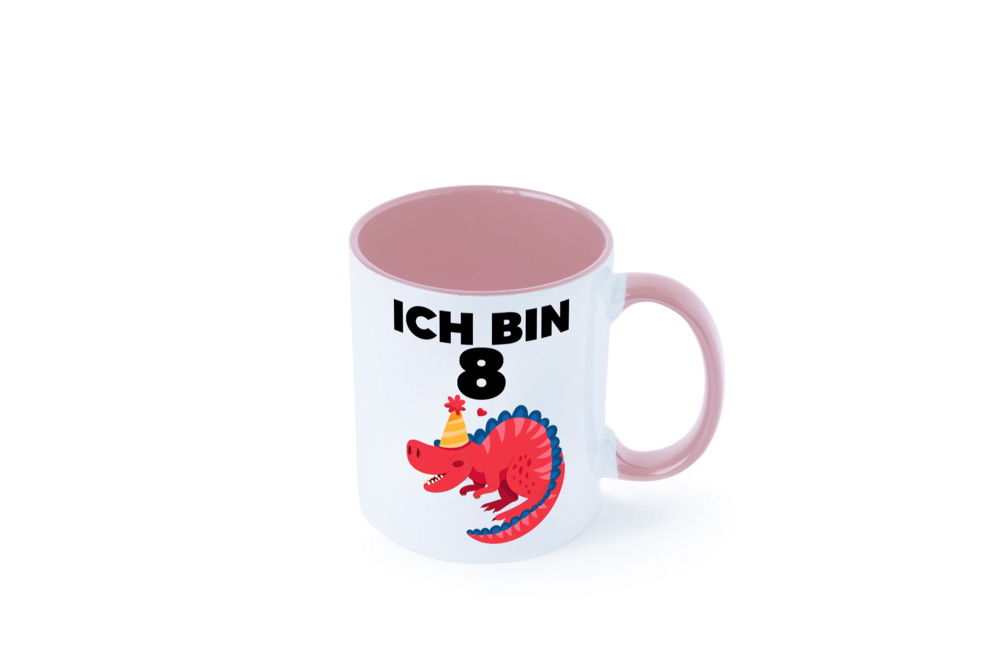 8. Geburtstag | Dino Dinosaurier 8 Jahre lustig Geschenkidee Geschenk Tasse