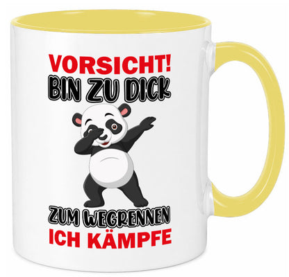 Ich bin ein Kämpfer Geschenk Humor Geschenkidee lustiger Spruch Tasse
