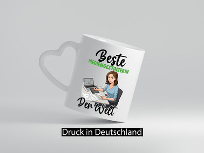 Beste Mediengestalterin | Medien v2 Geschenk Humor Geschenkidee lustiger Spruch