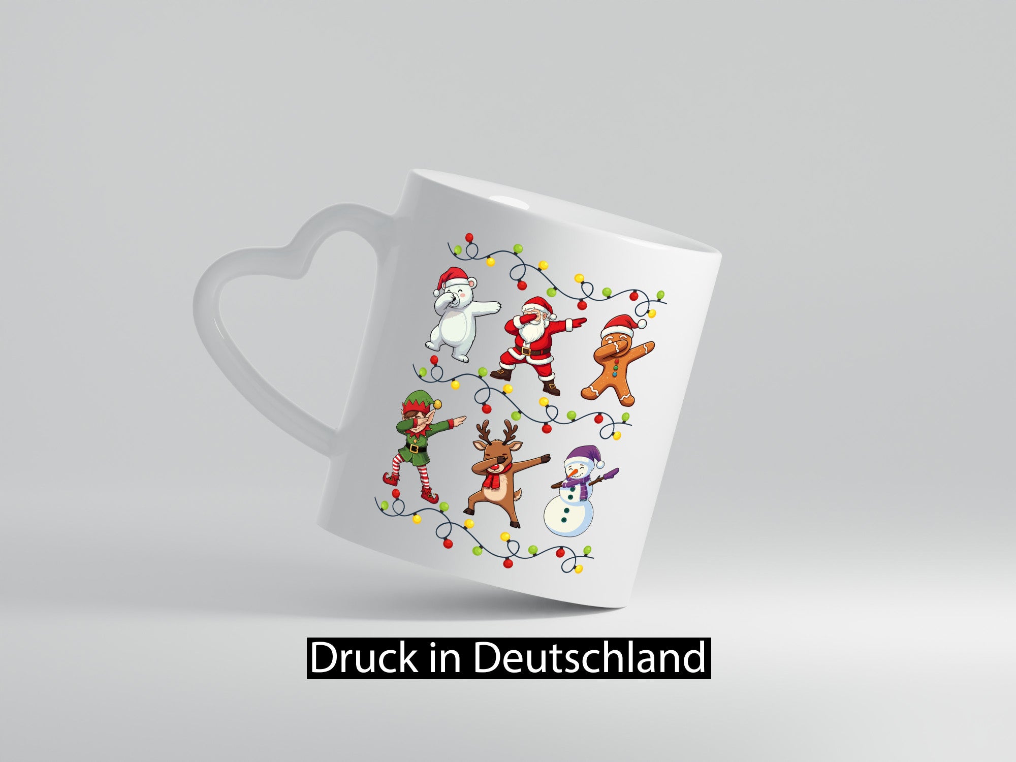 Dab Santa Elf Rentier | Eisbär Christmas Weihnachten lustig Tierliebhaber Humor