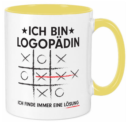 Löse Probleme: Logopädin | Sprachtherapie Geschenk Humor Geschenkidee lustiger Tasse
