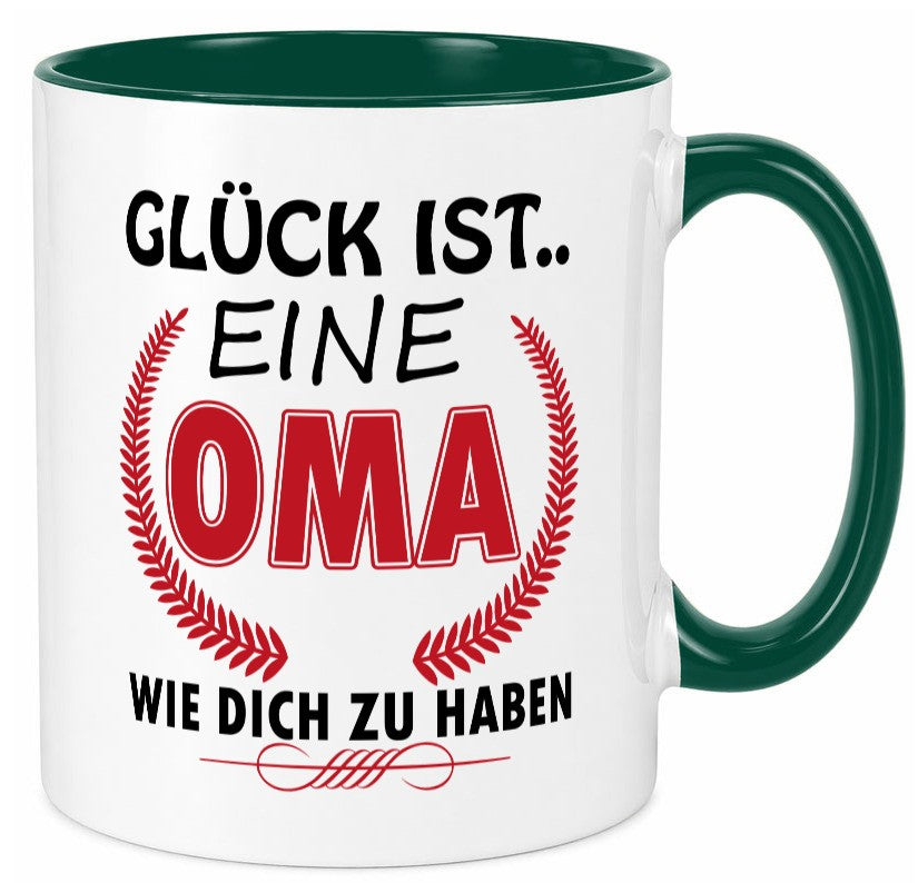 Beste Oma der Welt lustiger Spruch Geschenk Familie Geschenkidee Tasse