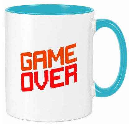 Game Over | Gamer Zocker Retro PC Nerd Pixel Geschenkidee Humor Tasse