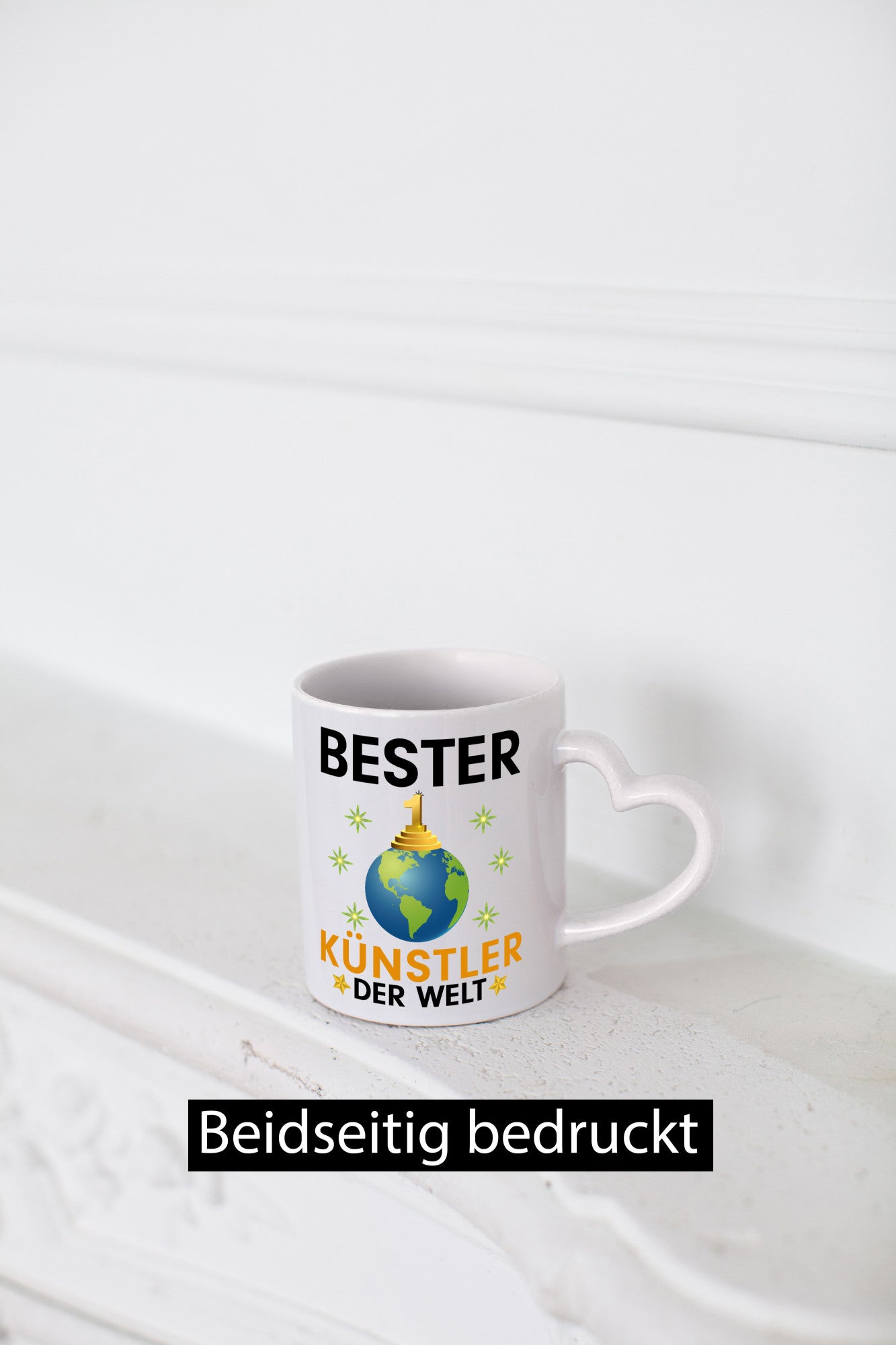 Welt Bester Künstler | Spruch lustig Kunst Geschenkidee Humor Tasse