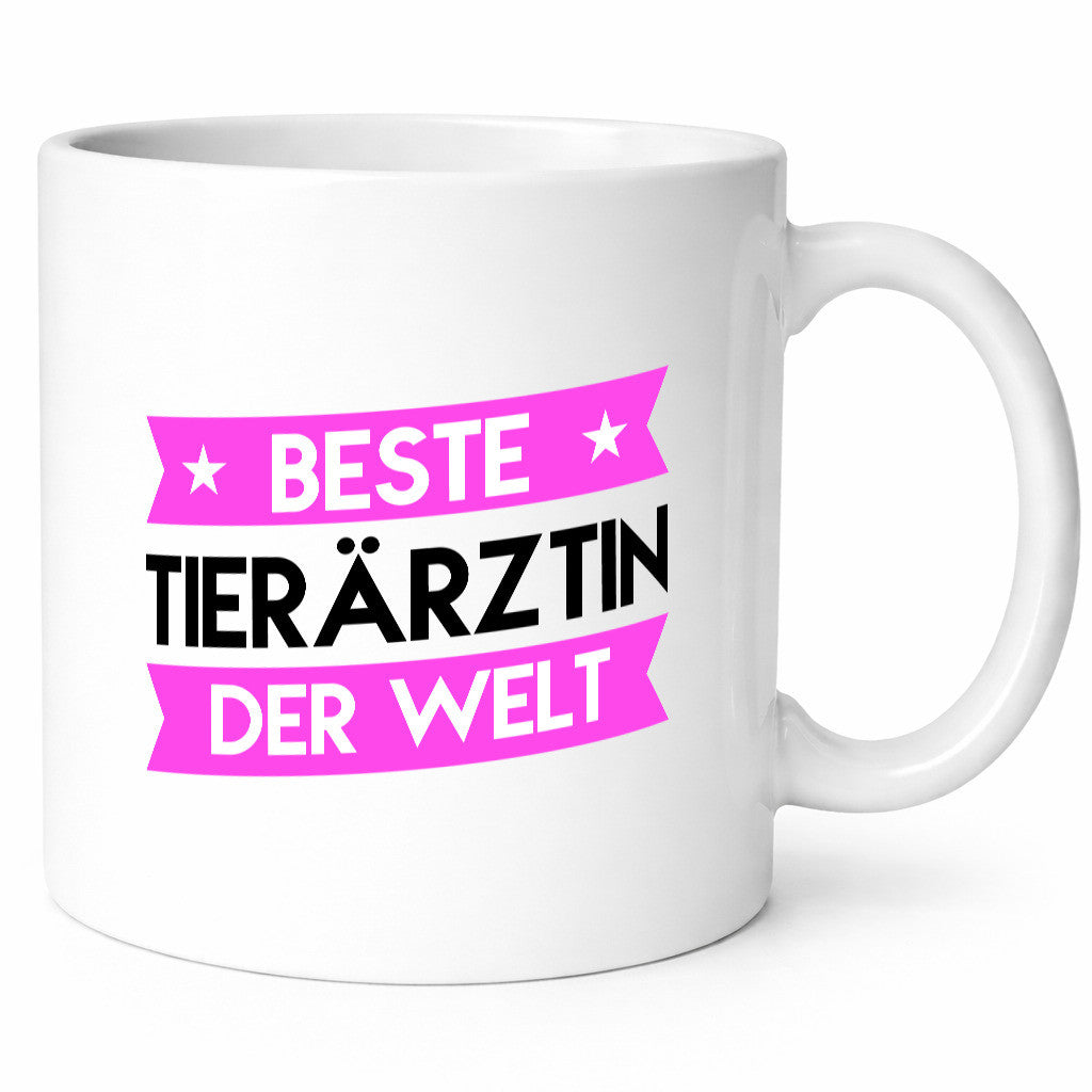 Beste Tierärztin | Mediziner Tiermedizin Humor Tierliebhaber Geschenkidee Tasse