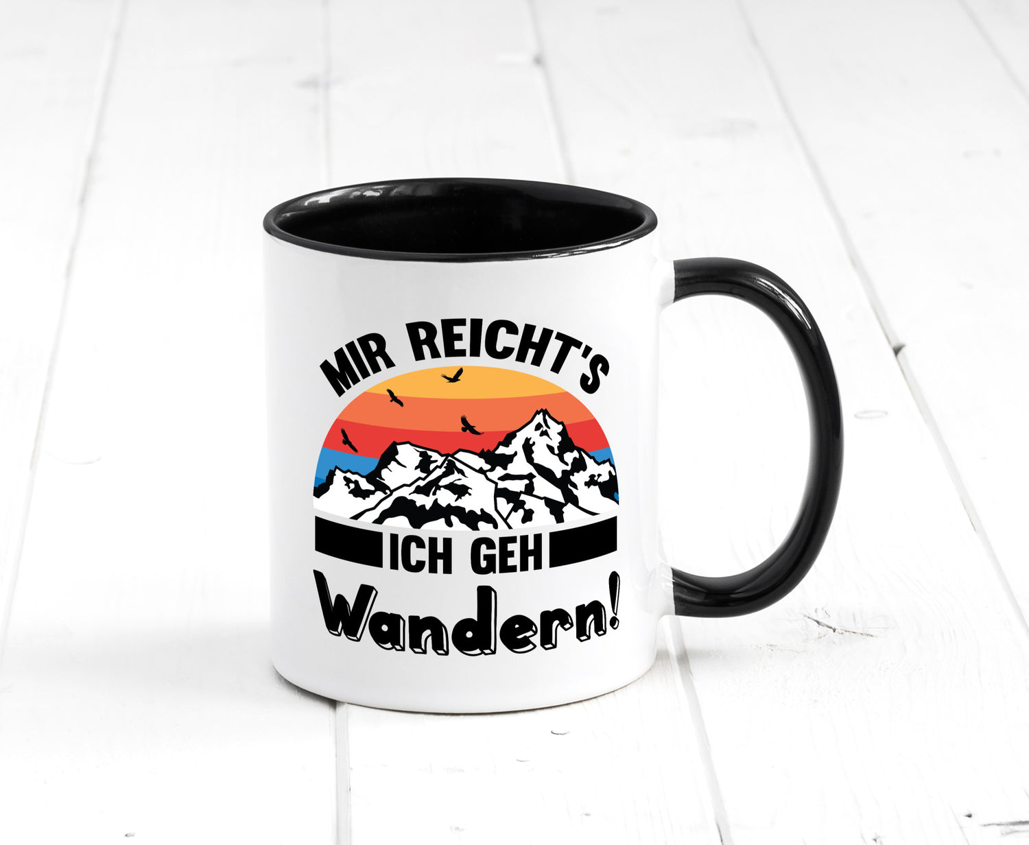 Mir reichts ich geh Wandern | Berge Laufen Natur Humor Geschenkidee Tasse