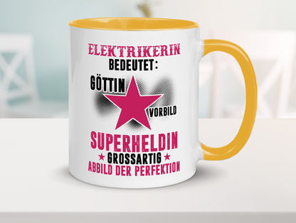 Bedeutung von Elektrikerin | Elektronikerin Elektrik Geschenk Humor