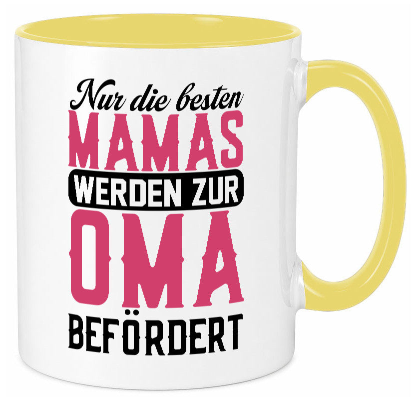 Beste Mama wird zur Oma befördert | Großmutter lustiger Spruch Geschenk Familie