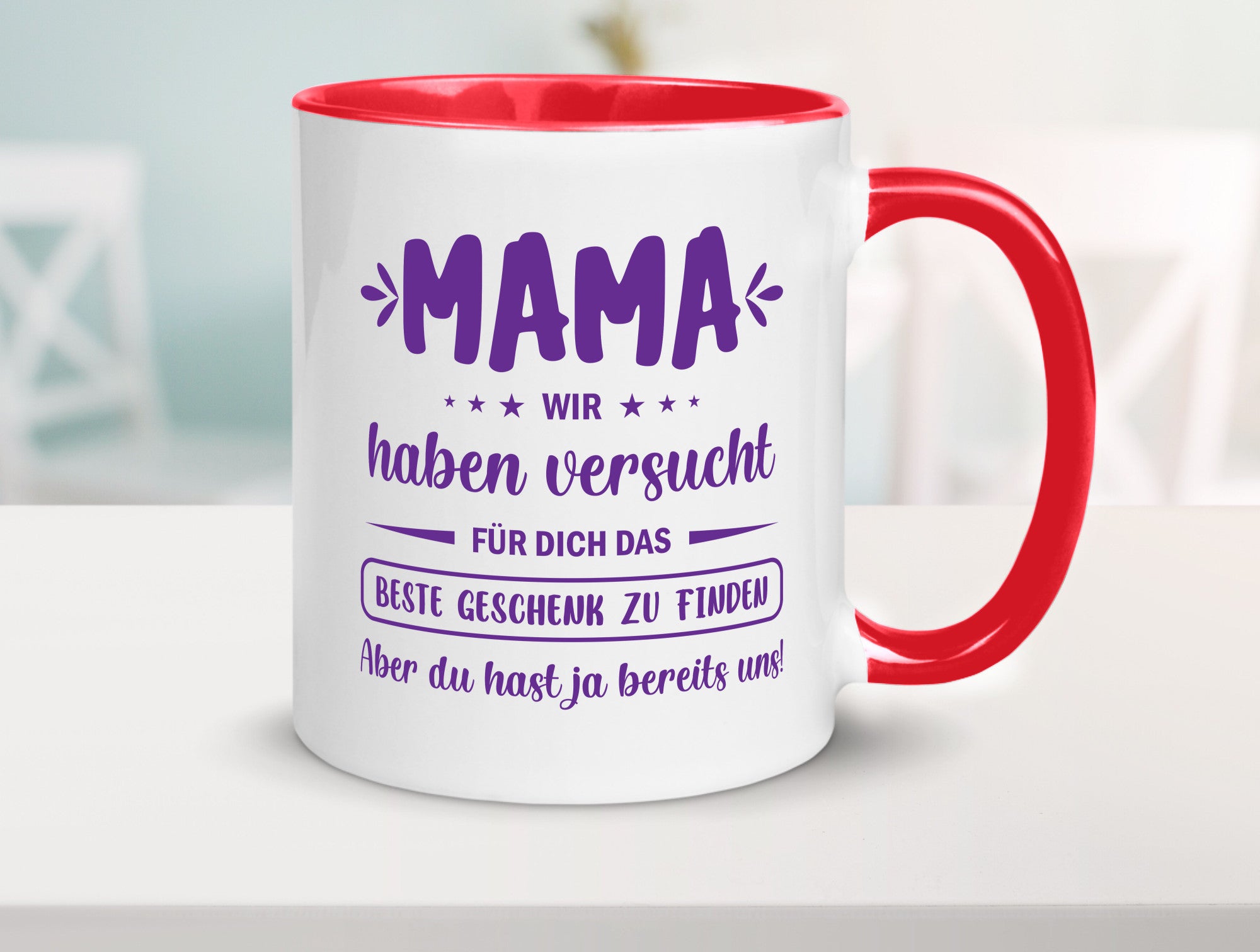 Perfekte geschenk | du hast ja bereits uns Muttertag lustiger Spruch Familie