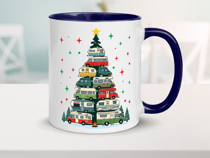 Camper | Camping Weihnachten Fahrzeuge Baumlichter v2 lustig Humor Geschenkidee