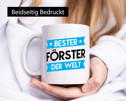 Bester Förster | Forst Arbeit Humor Kollegen Büro Geschenkidee Tasse