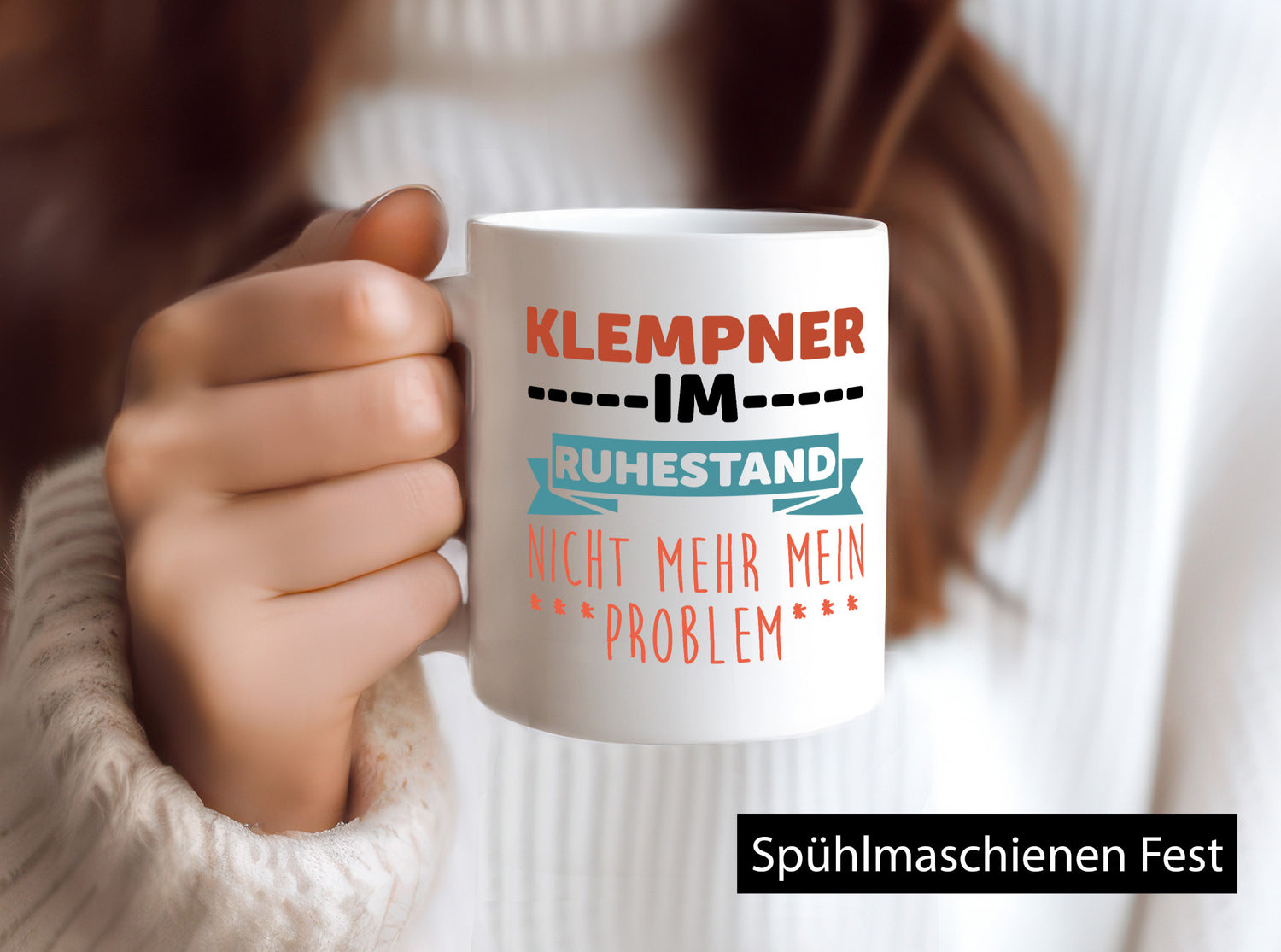 Klempner im ruhestand nicht mehr mein Problem Geschenkidee Jubiläum Humor Tasse