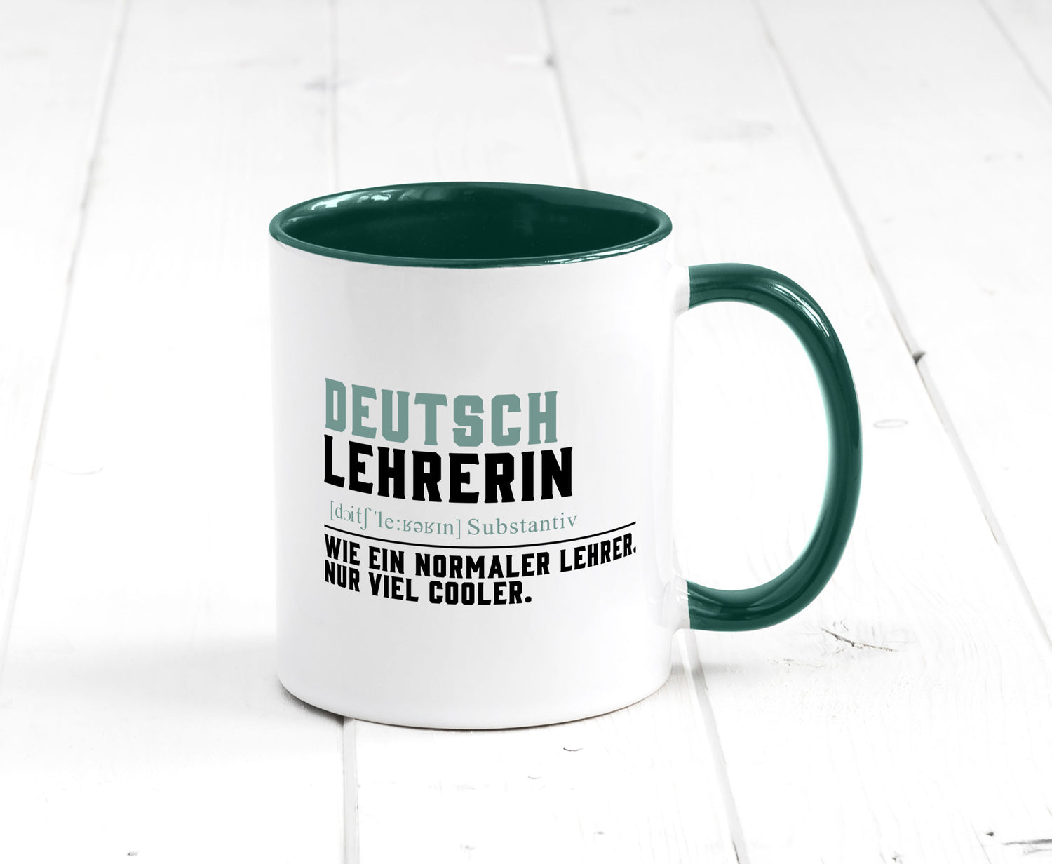 Deutschlehrerin | Lehrerin Unterricht Lieblinglehrerin Geschenkidee Humor Tasse