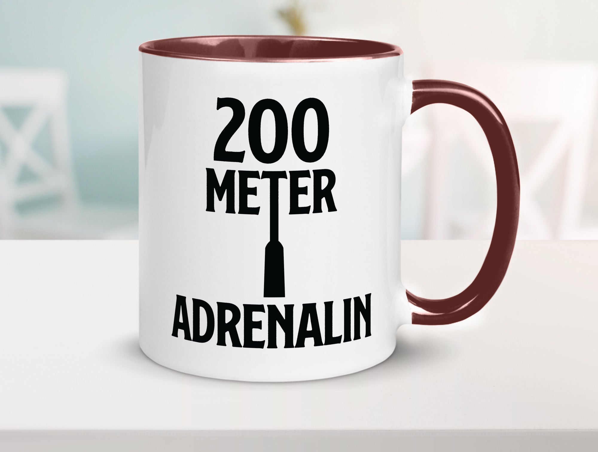 200 Meter Adrenalin v2 lustig Humor Geschenkidee Geschenk Tasse