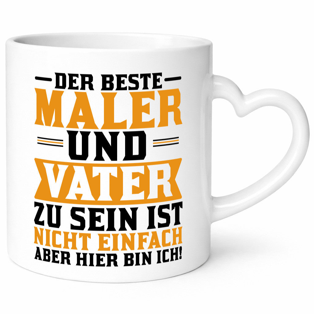 Bester Maler und Vater | Papa Malermeister Lackierer lustiger Spruch Geschenk