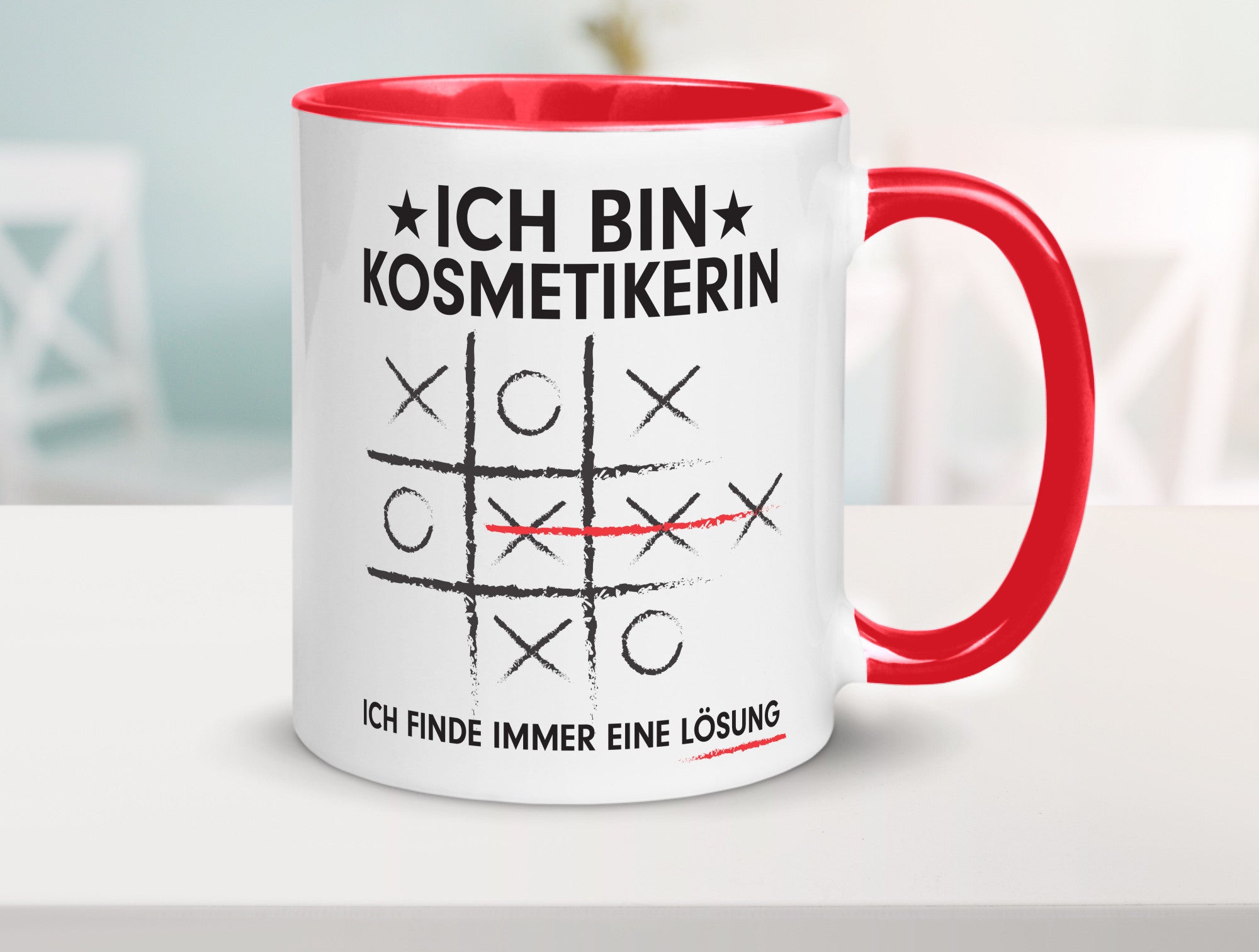 Löse Probleme: Kosmetikerin | Kosmetik Stylistin Geschenk Humor Geschenkidee