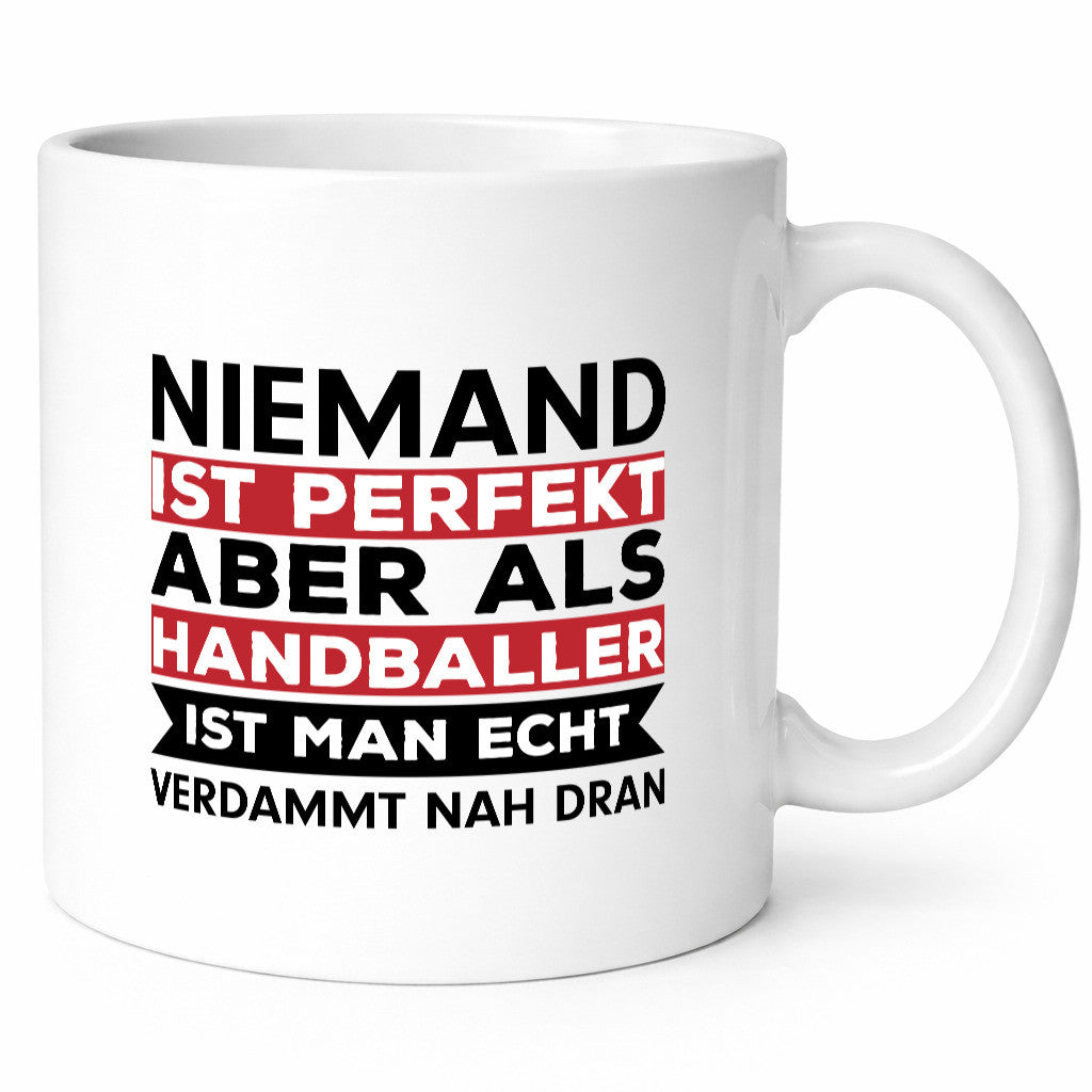 Perfekter Handballer | Handball Tasse Ballsport Geschenk Humor Geschenkidee