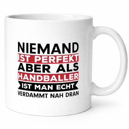 Perfekter Handballer | Handball Tasse Ballsport Geschenk Humor Geschenkidee