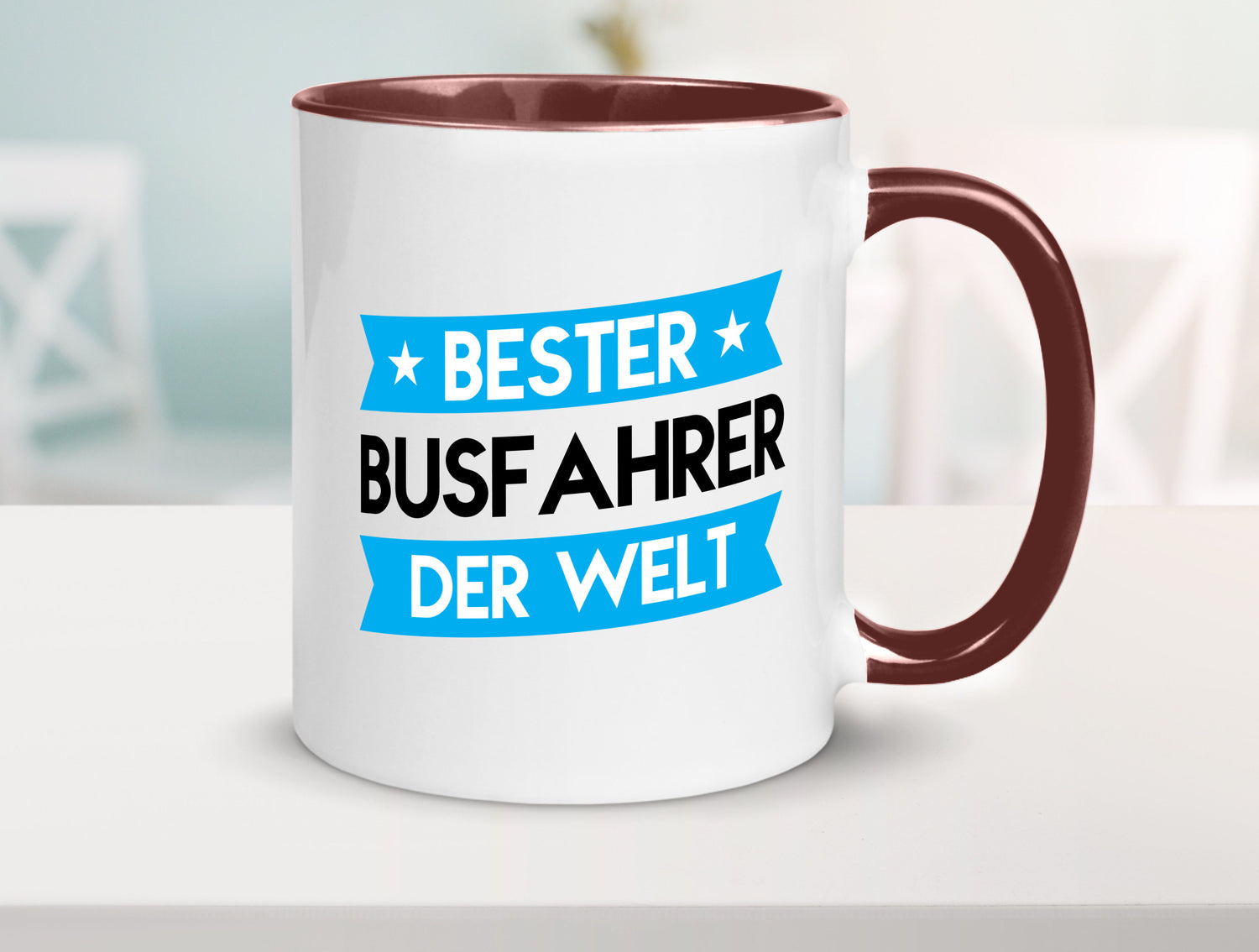 Bester Busfahrer | Berufsfahrer Fahrer v2 Geschenkidee Arbeit Kollegen Büro