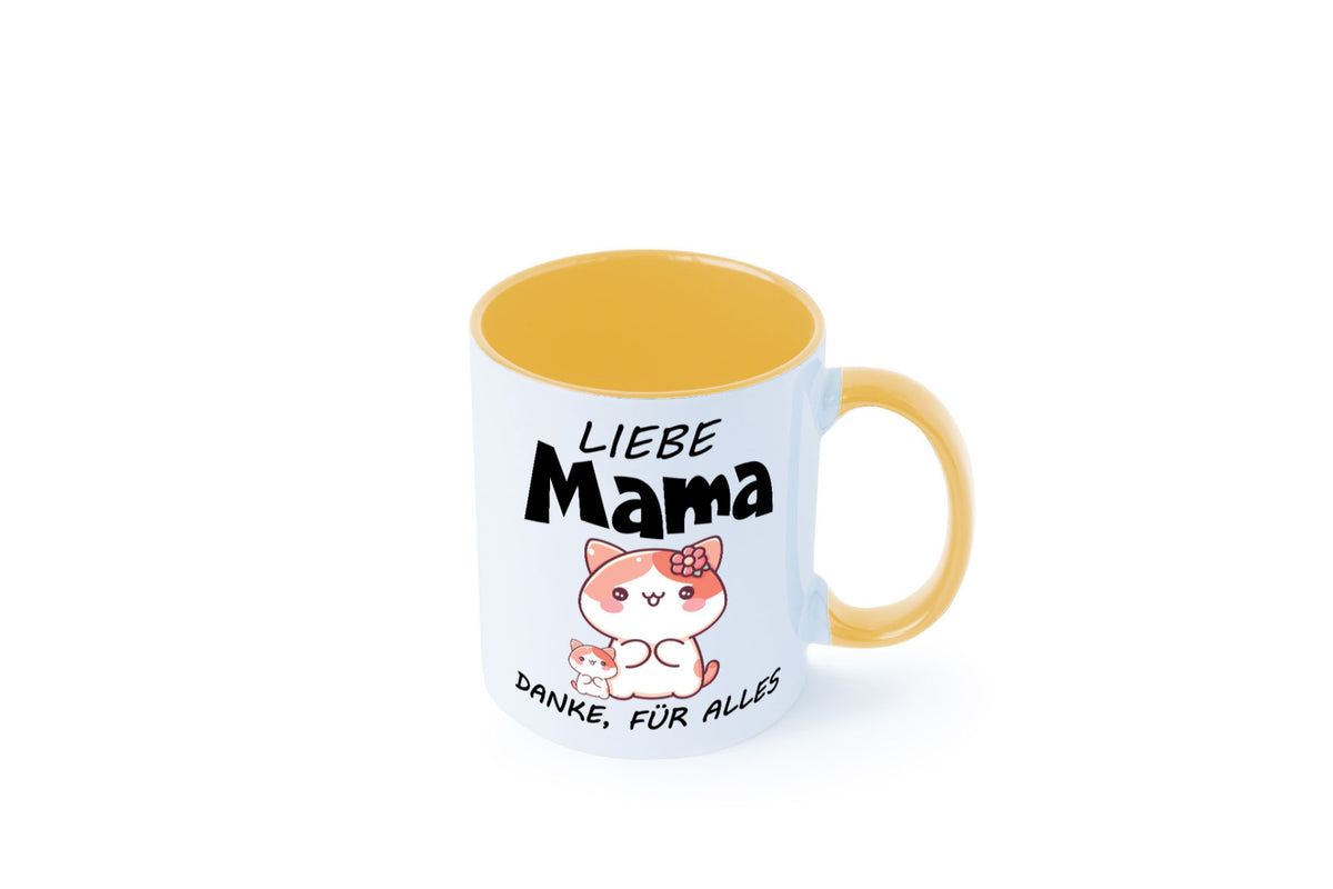 Liebe Mama Danke, für alles | Muttertag Beste Geschenk Familie Geschenkidee Tasse