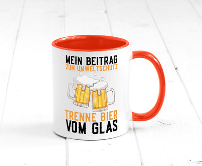 Beitrag zum Umweltschutz | Biertrinker Party Pils lustiger Spruch Geschenk