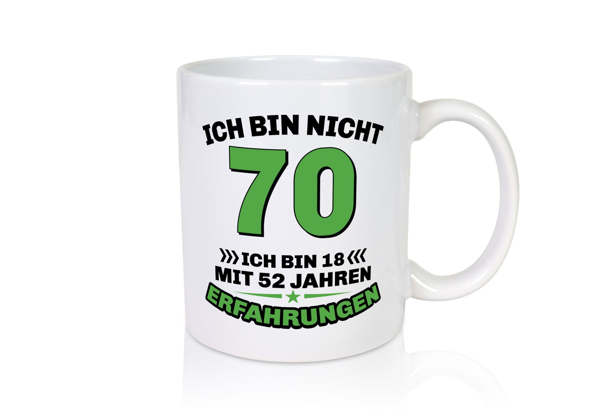 Ich bin nicht 70 | 18 mit 52 Jahre Erfahrung Rentner Humor Ruhestand Jubiläum