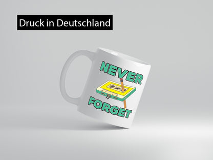 Nie vergessen | Kassetten zurückspulen alte Zeit lustiger Spruch Geschenk Humor