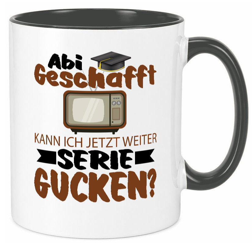 Abi Geschaft | Serie Gucken Bachlor Abitur Geschenk Humor Geschenkidee lustiger