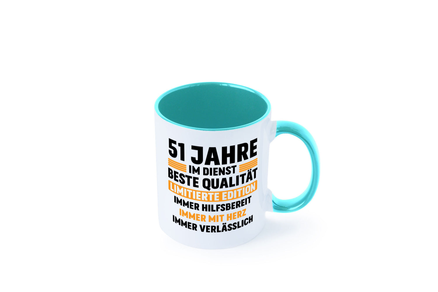 51 Jahre im Dienst | Jubiläum Arbeit lustiger Spruch Geschenk Kollegen Büro