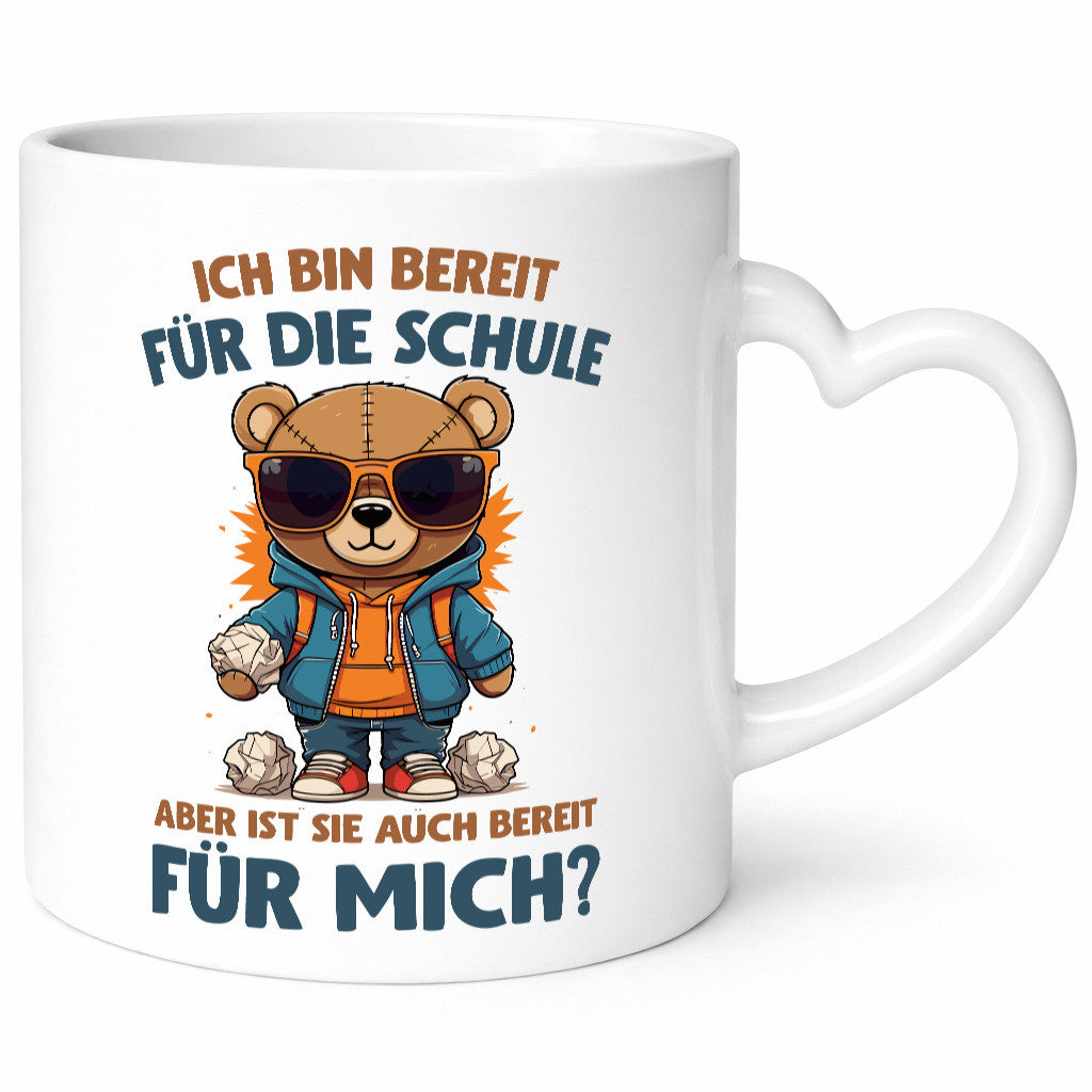 Ich bin bereit für die Schule | Einschulung lustig Humor Geschenkidee Geschenk