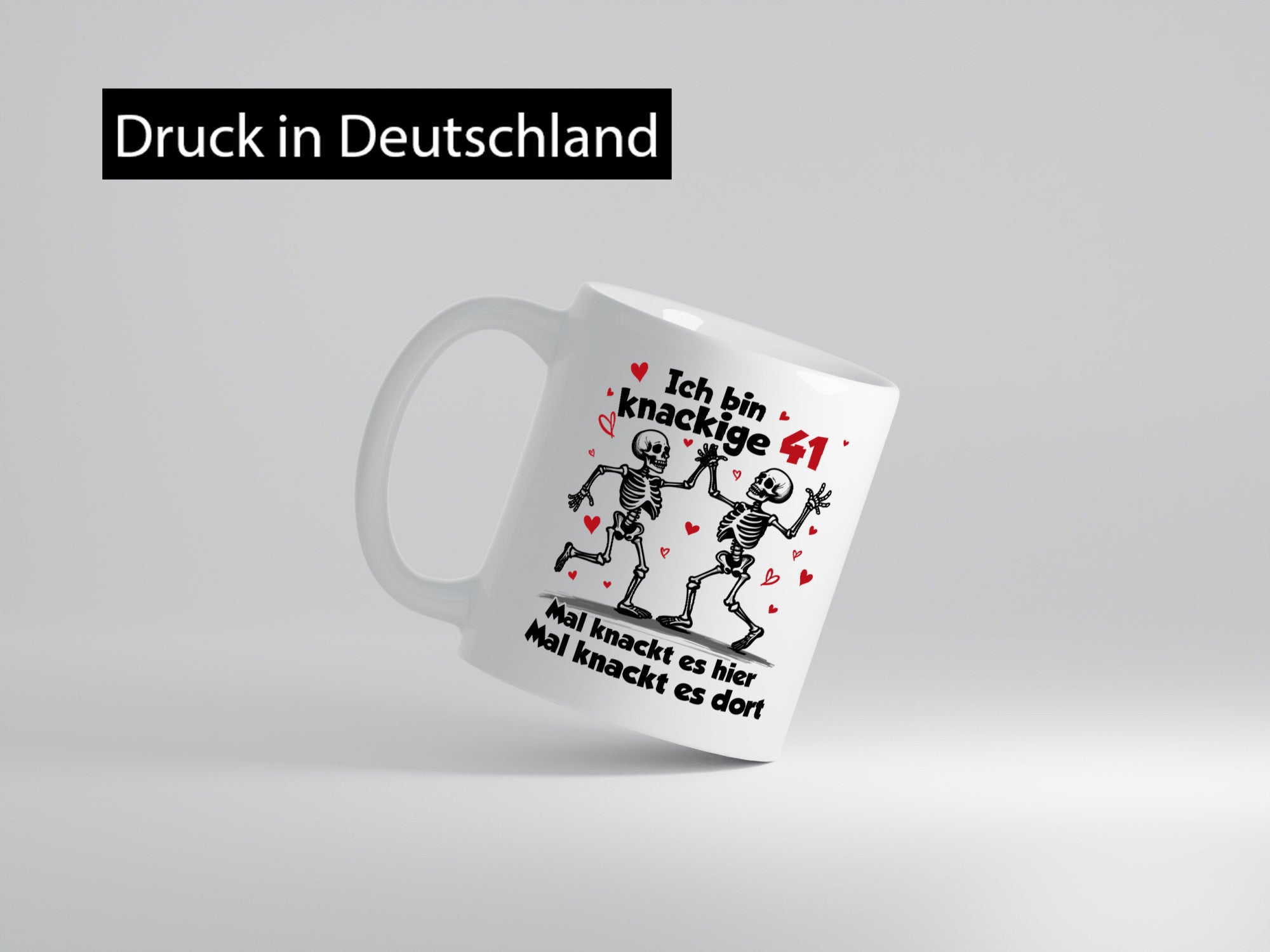 41. Geburtstag | Knackige 41 Ich bin alt v2 Humor Geschenkidee Tasse