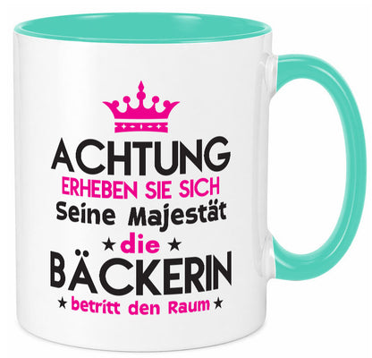 Seine Majestät Bäckerin | Bäckerei Frauen Backen Humor Geschenkidee Tasse