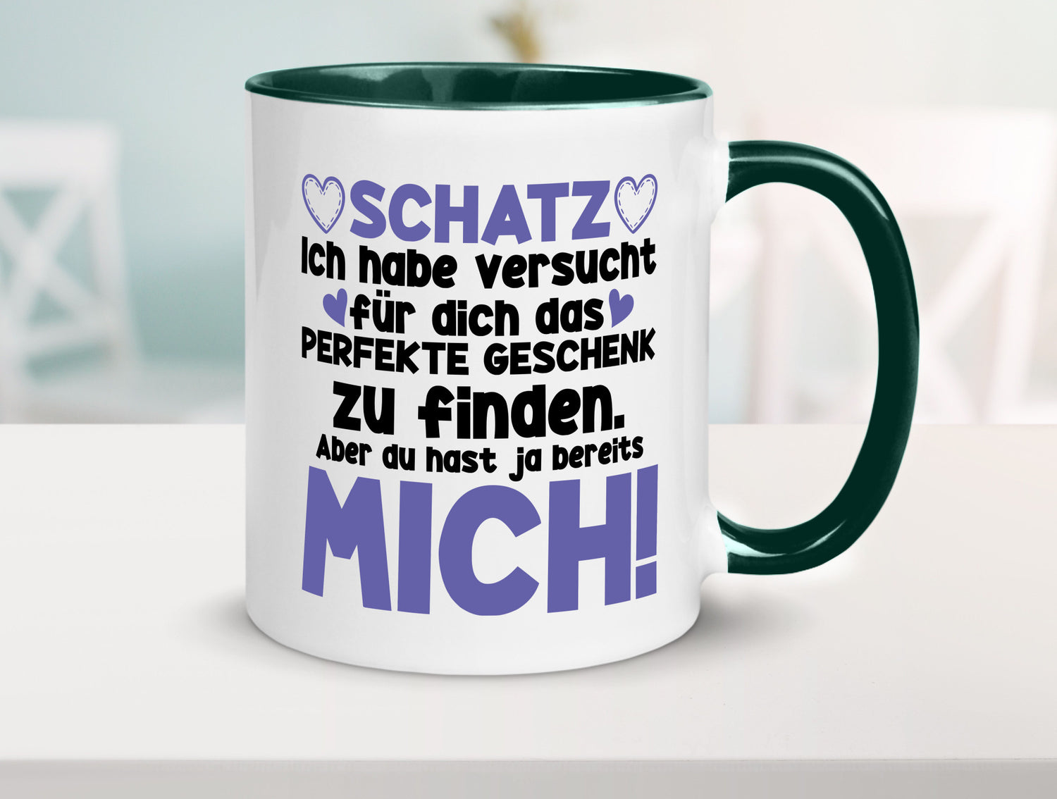 Schatz | Liebe Valentinstag Freund Freundin Herz Geschenkidee Humor Tasse
