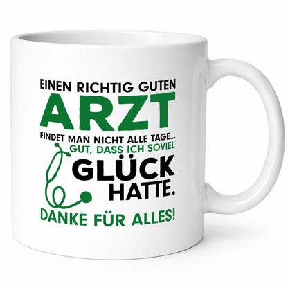 Richtig guter Arzt | Dankeschön Tasse Ärzte Spruch Geschenk Humor Geschenkidee