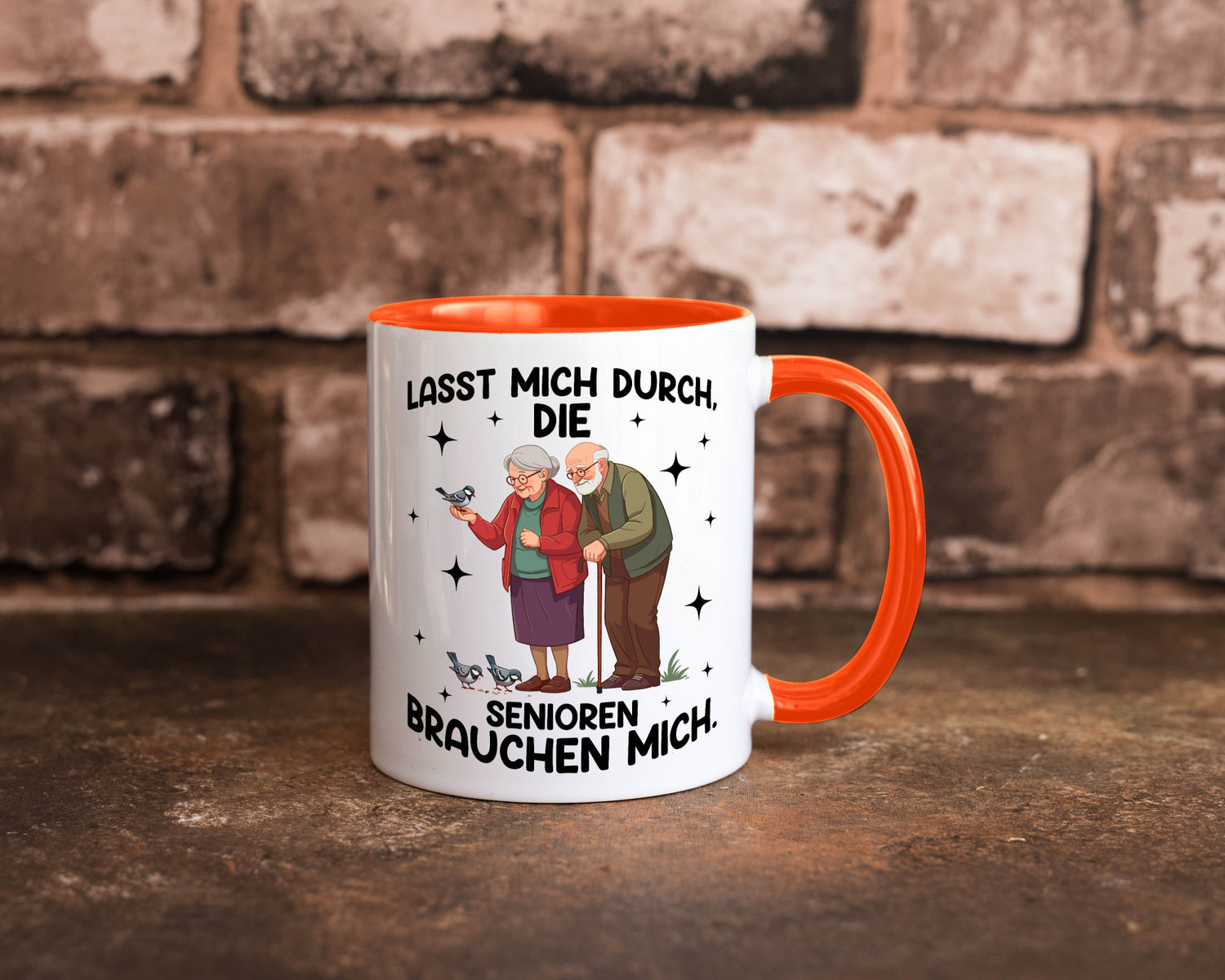 Senioren brauchen mich | Altenpflege Pflegekraft lustiger Spruch Geschenk Humor