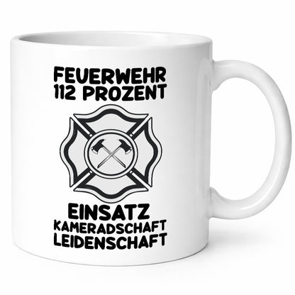 Feuerwehr | 112 Kameradschaft Einsatz Feuerwehrmann lustiger Spruch Geschenk