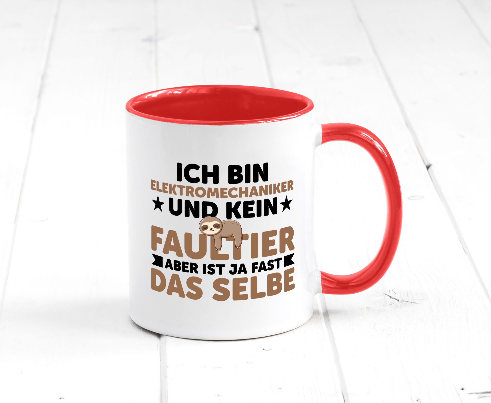 Ich bin kein Faultier: Elektromechaniker | Mechaniker Geschenkidee