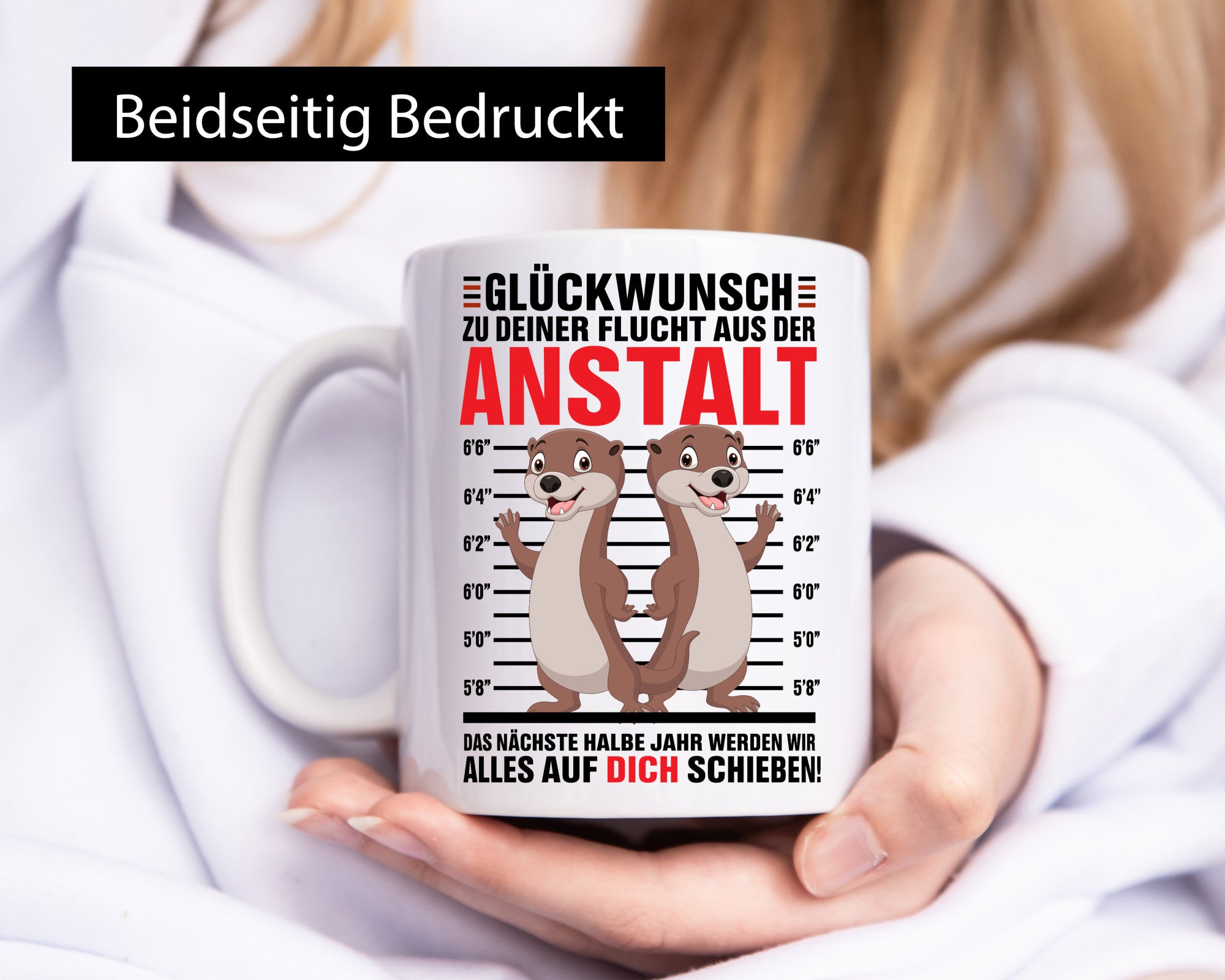 Glückwunch zur Flucht | Jobwechsel Arbeitskollegen Geschenk Arbeit Kollegen