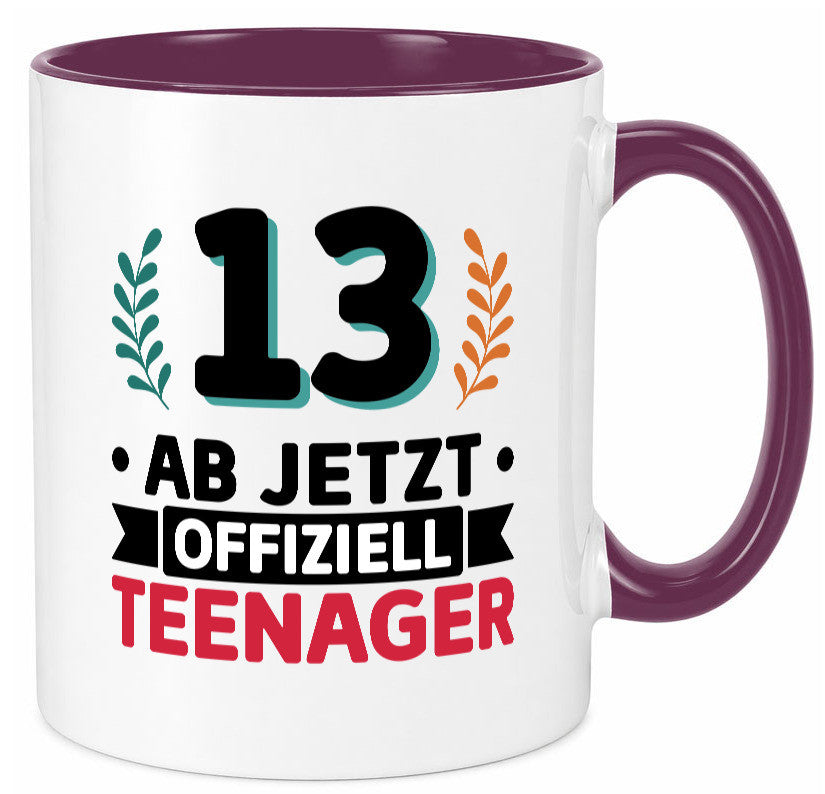 13. Geburtstag | Mädchen Tasse Teenager Spruch vl7 lustiger Geschenk