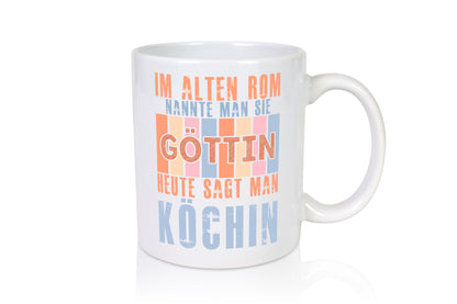 Heute sagt man: Köchin | Chefköchin Chefkoch lustig Arbeit Kollegen Büro