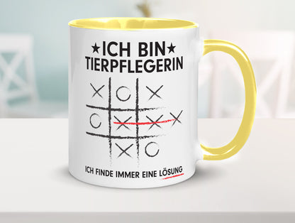 Löse Probleme: Tierpflegerin | Pflegeberuf Tierheim v3 Humor Arbeit Kollegen