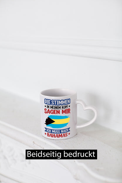 Bahamas | Urlaub Stimmen in meinem Kopf Traumland Geschenk Humor Geschenkidee