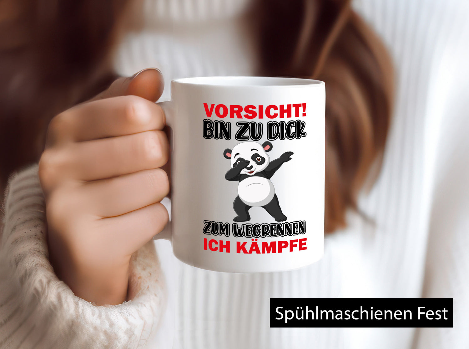 Ich bin ein Kämpfer Geschenk Humor Geschenkidee lustiger Spruch Tasse