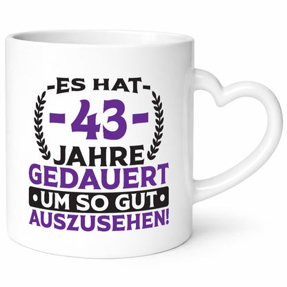 43 Jahre gedauert um so gut auszusehen | 43. Geburtstag lustig Geschenkidee