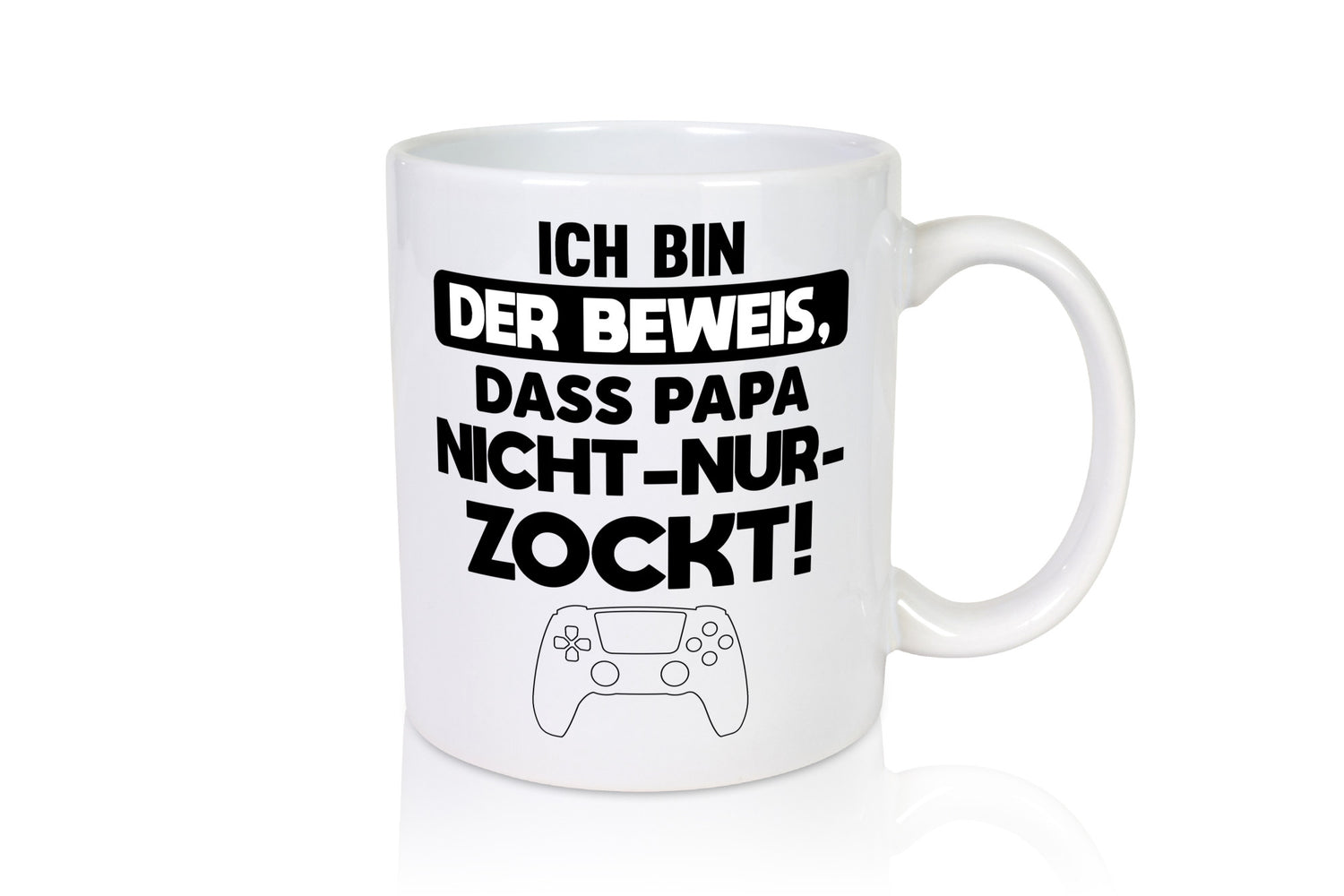 ich bin der Beweis dass papa nicht nur Zockt | Zocker Geschenk Humor