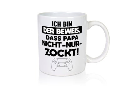ich bin der Beweis dass papa nicht nur Zockt | Zocker Geschenk Humor