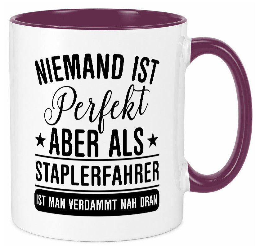 Verdammt nah dran: Staplerfahrer | Gabelstapler Fahrer lustig Humor