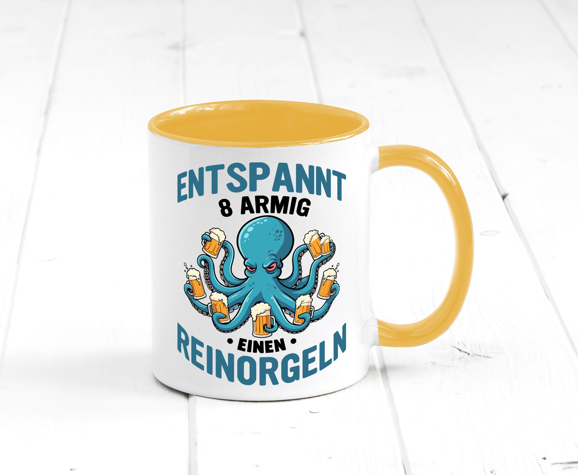 Entspannt 8 armig einen reinorgeln | Saufen Party v2 lustiger Spruch Geschenk